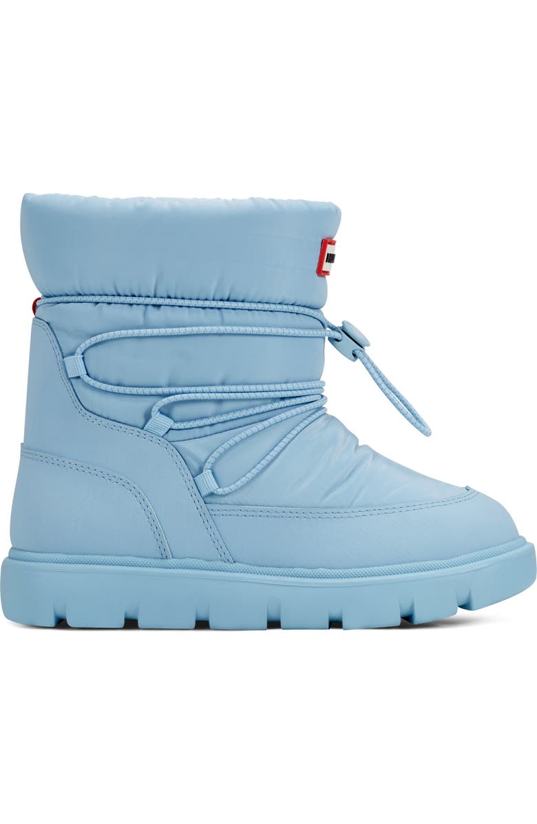 Hunter Kids' Cozy Insulated Waterproof Winter Boot, Alternate, color, Light Blue Frost/ Blue Frost