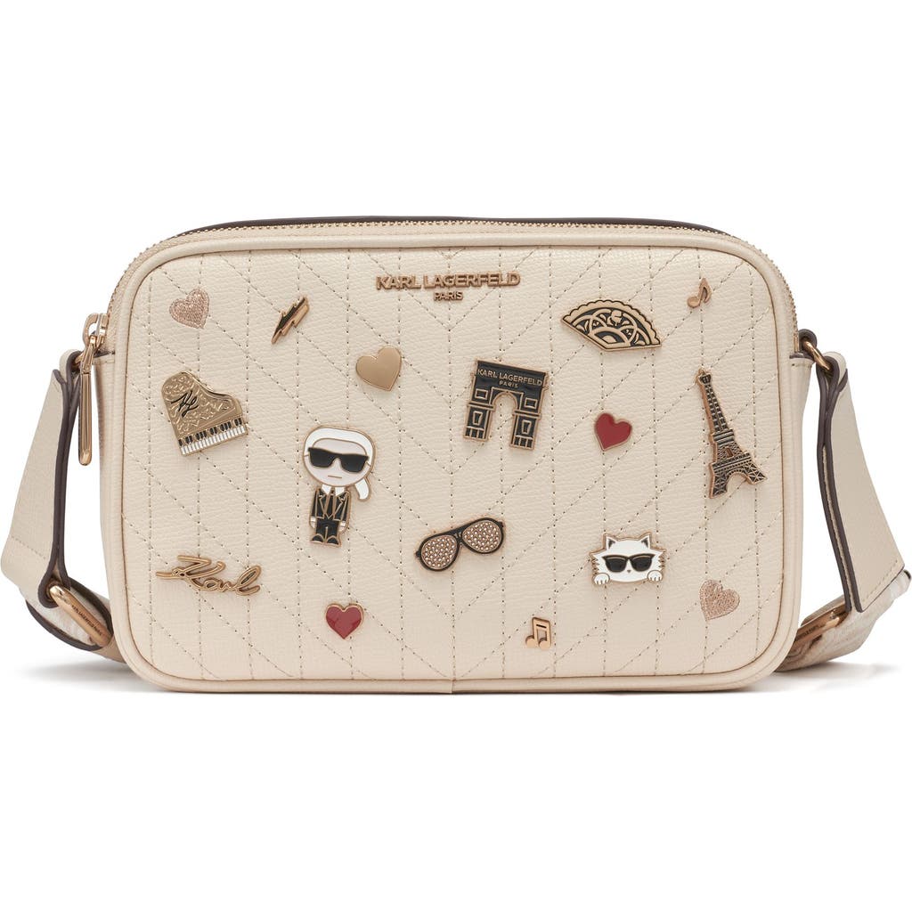 Karl Lagerfeld Paris Maybelle Crossbody In Neutral