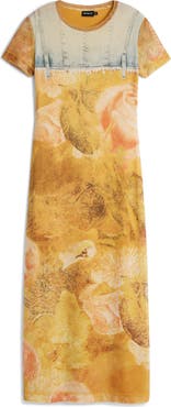 Desigual Trompe l'Oeil Midi T-Shirt Dress