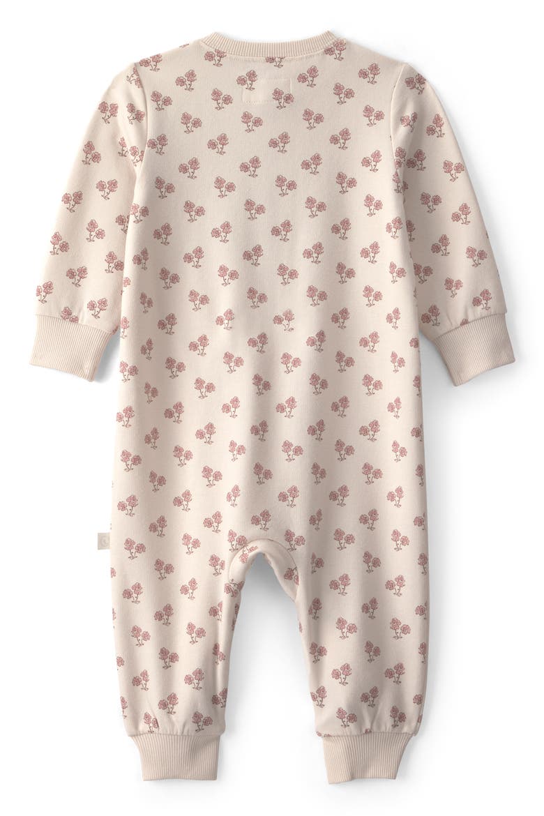 Print Stretch Organic Cotton Romper, Alternate, color, LP FLORAL