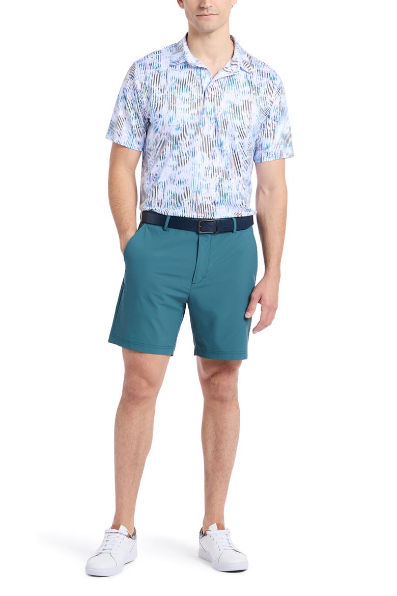 Clyne Knit Polo, Alternate, color, BLUE MULTI