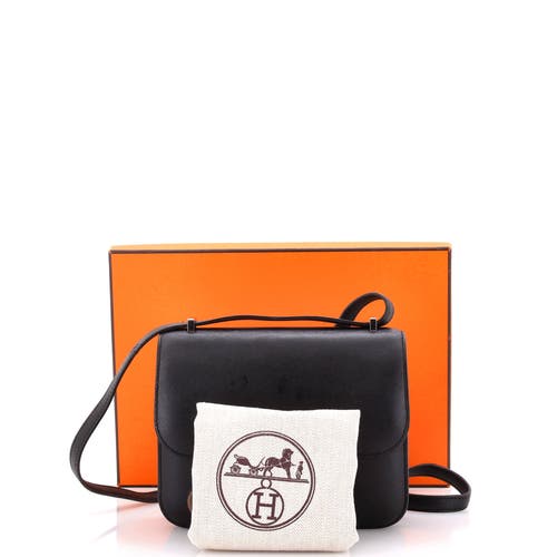 Pre-owned Hermes Hermes Constance Bag Limited Edition On A Summer Night Printed Sombrero 18 In Black