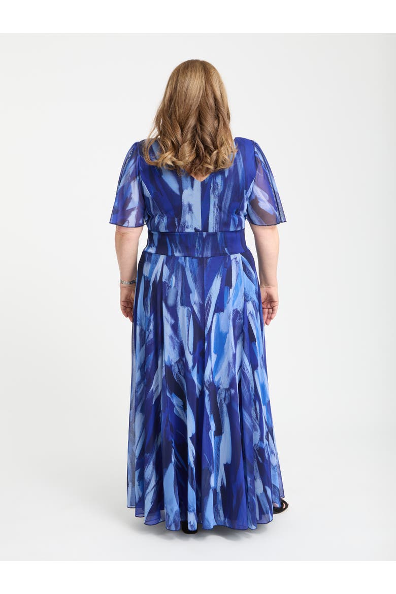 Curvy Petite Isabelle Maxi Dress, Alternate, color, Spring Blue
