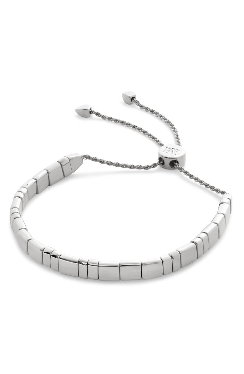 Monica Vinader Delphi Friendship Bracelet, Main, color, Sterling Silver