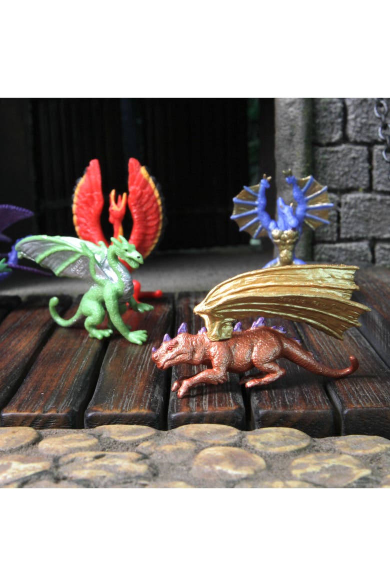 Lair of the Dragons Collection 1 Designer TOOB- contains 6 Mini Figurines, Alternate, color, None