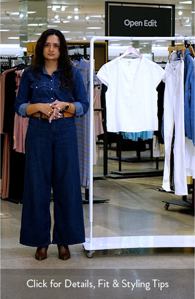 Stella Pintuck Linen Top, sales video thumbnail