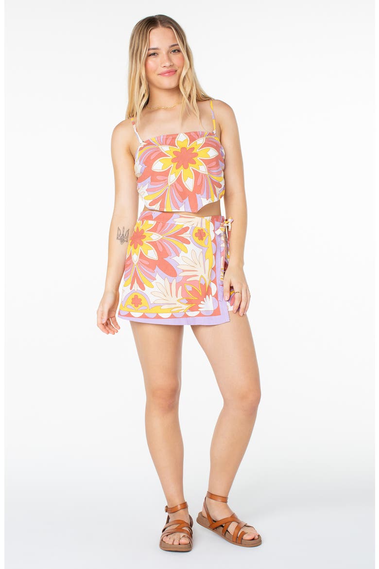Zola Faux-Wrap Skort, Alternate, color, LILAC BREEZE