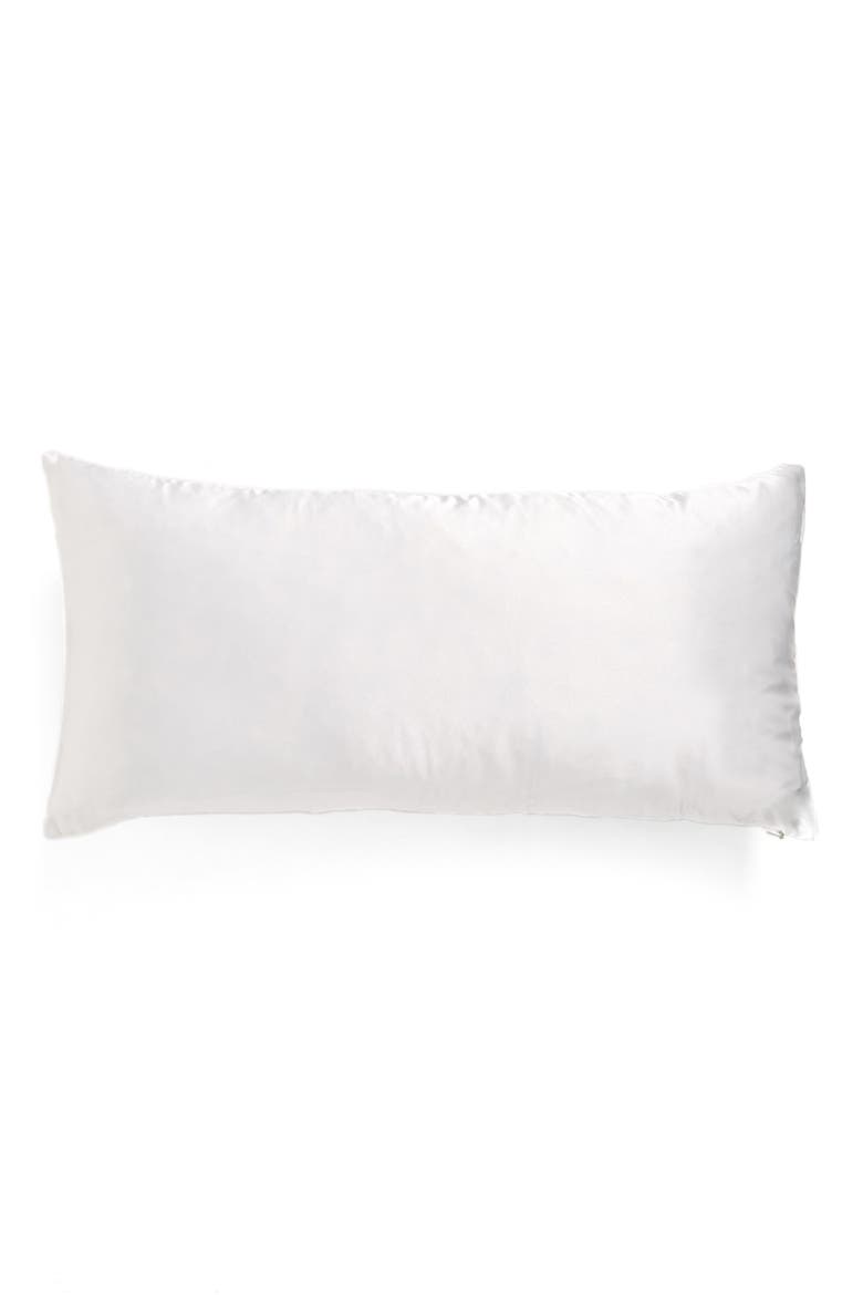 Fa La La Pillow, Alternate, color, WHITE/ METALLIC SILVER