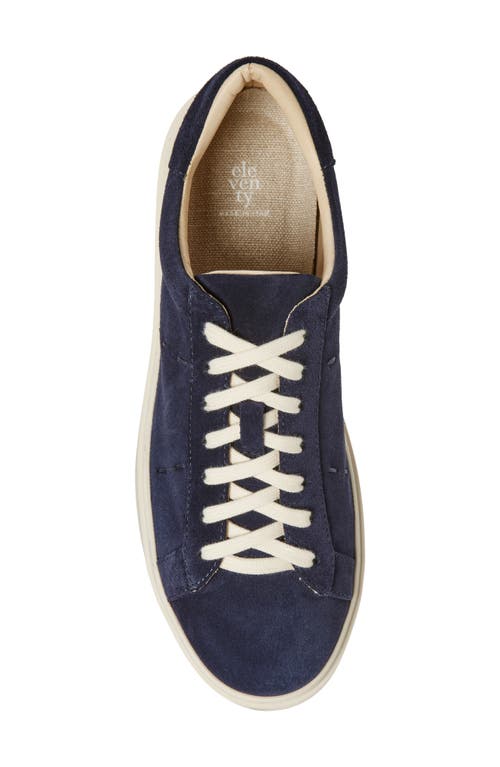 Eleventy Low Top Sneaker In Blue