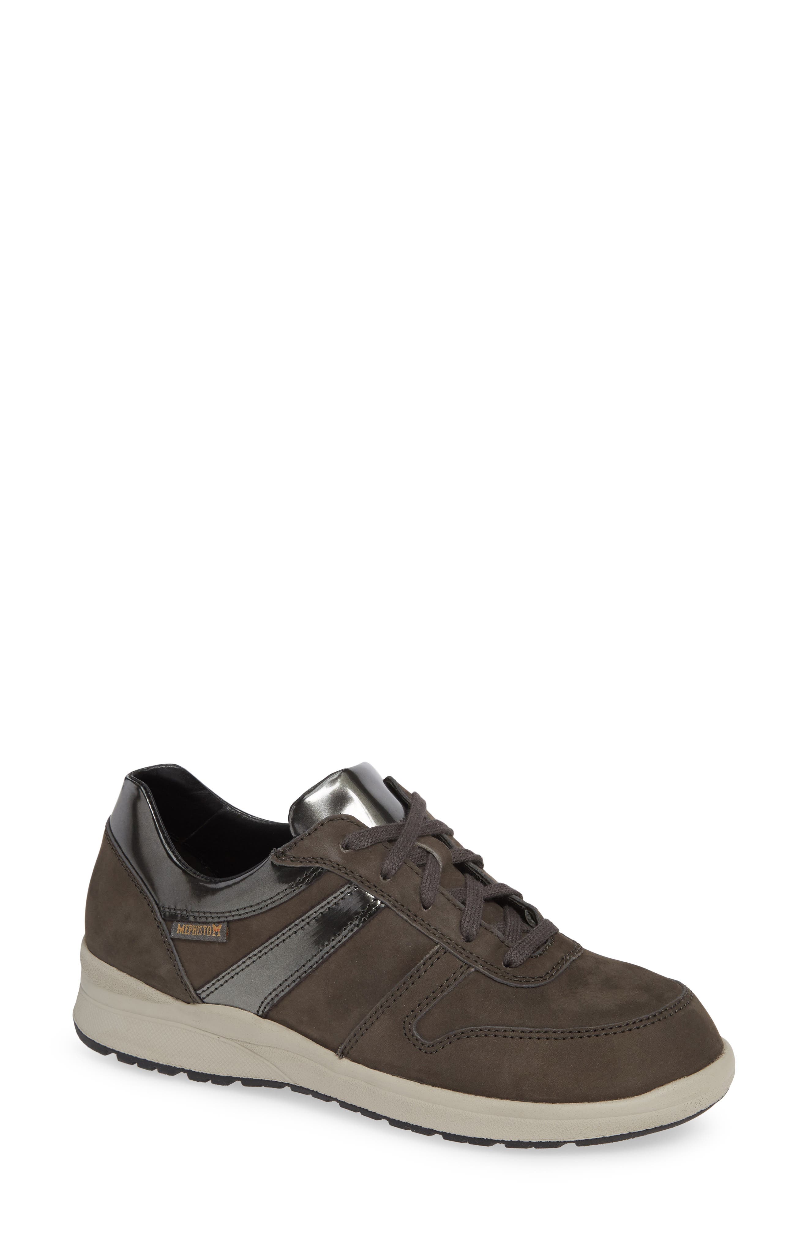Rebeca Sneaker, Main, color, GREY NUBUCK LEATHER