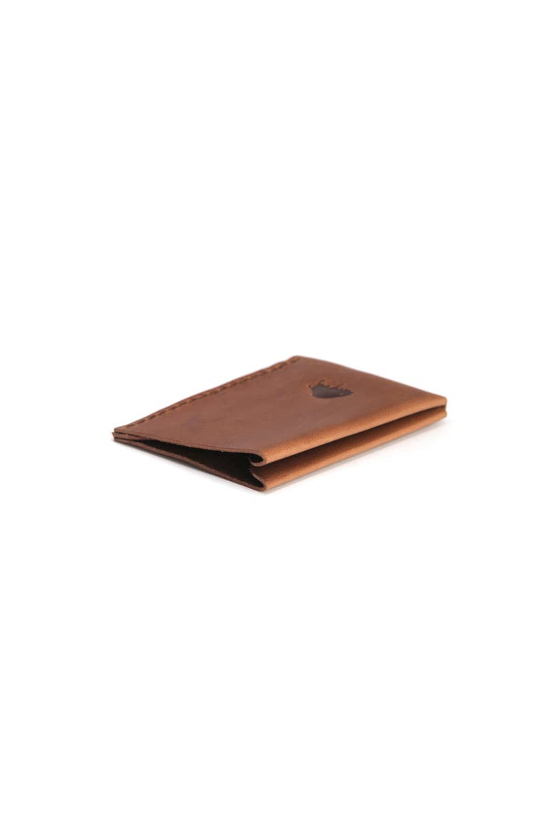 Minimalist Card Holder Wallet, Alternate, color, WHISKEY