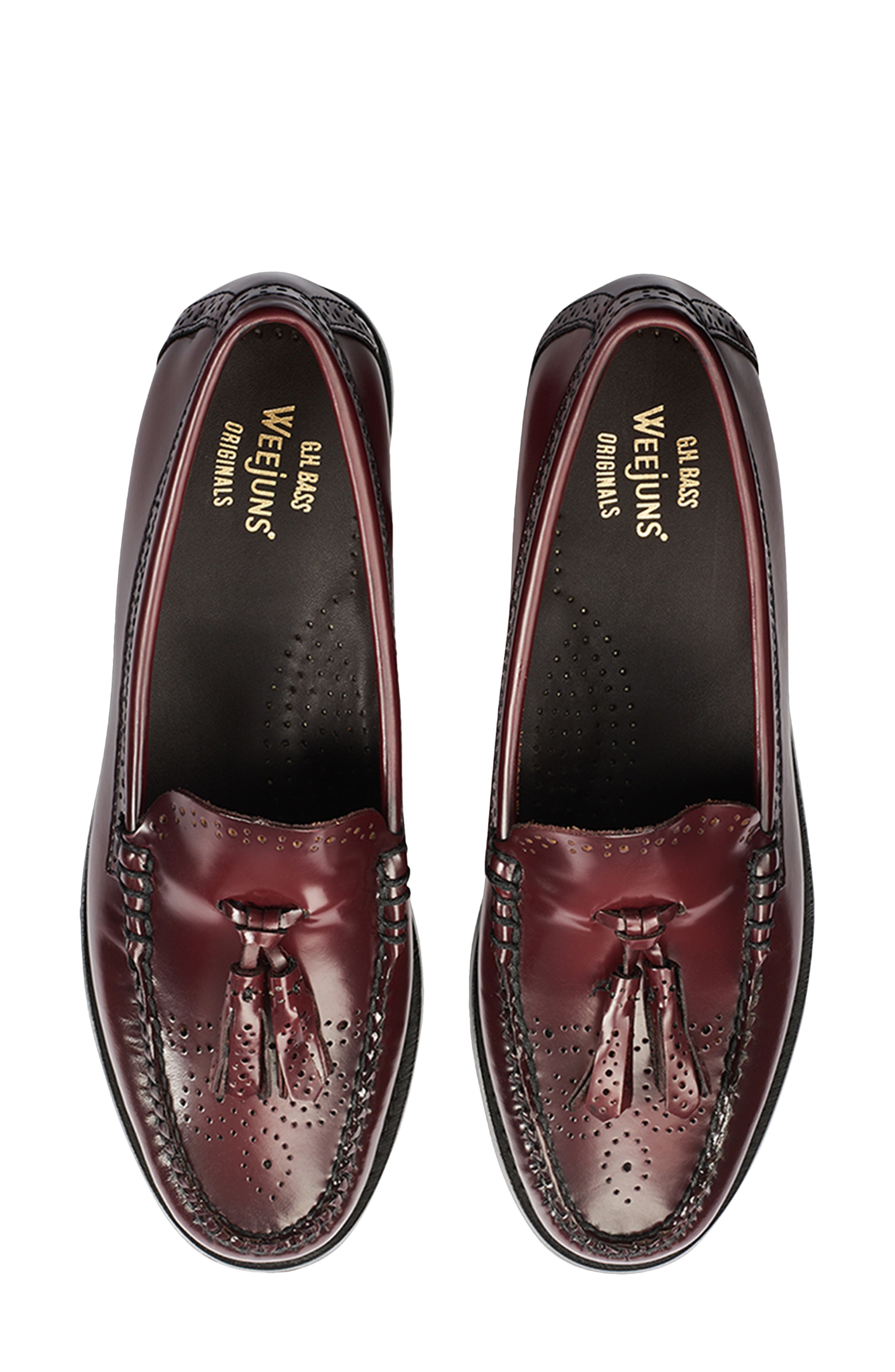 G.H.BASS Estelle Tassel Loafer, Alternate, color, Wine
