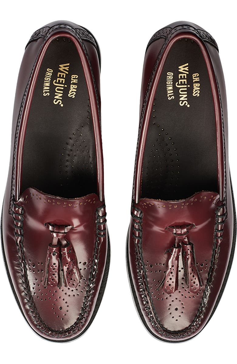 G.H.BASS Estelle Tassel Loafer, Alternate, color, Wine