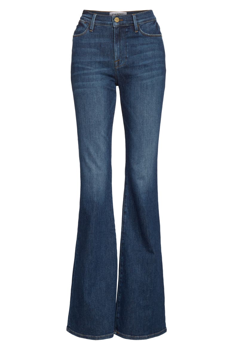 Le High Waist Flare Jeans, Alternate, color, BESTIA