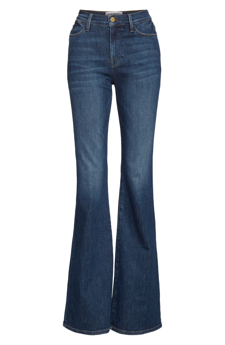 FRAME Le High Waist Flare Jeans, Alternate, color, 
