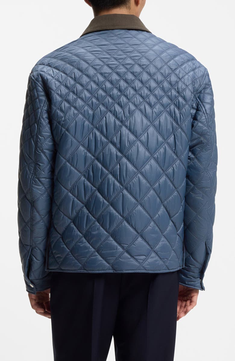 BOSS Cosmix Quilted Jacket, Alternate, color, Open Blue