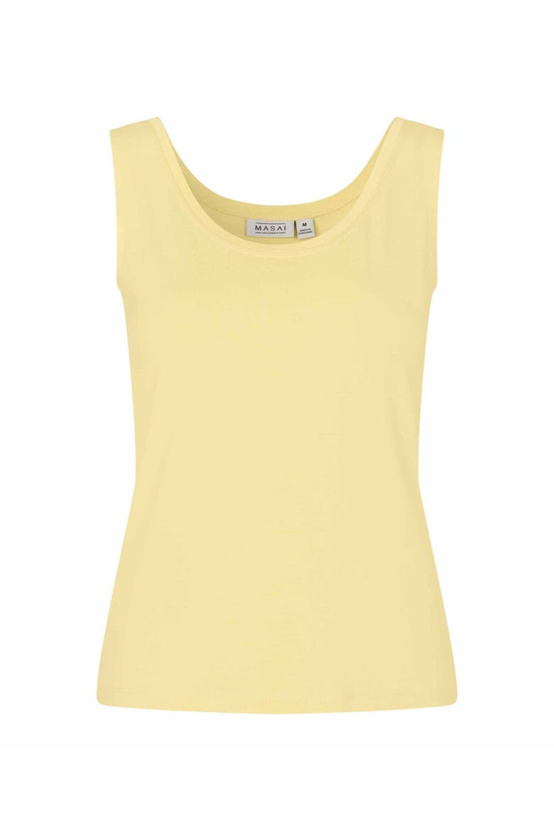 Maels Scoop Neck Vest, Alternate, color, Lemonade