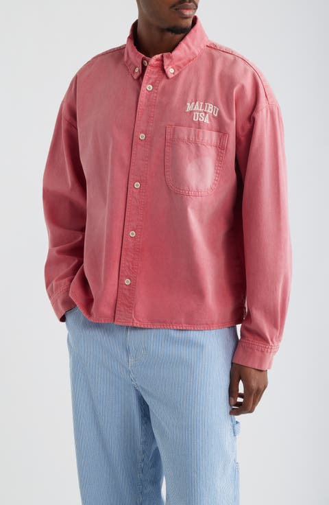 Malibu Cotton Twill Button Up Shirt