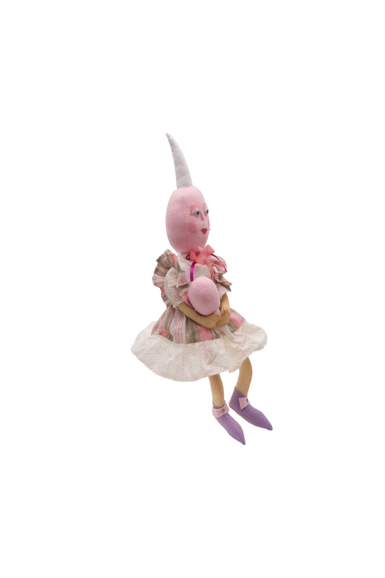Edith Joe Spencer Gathered Traditions Figurine 26", Alternate, color, Pink