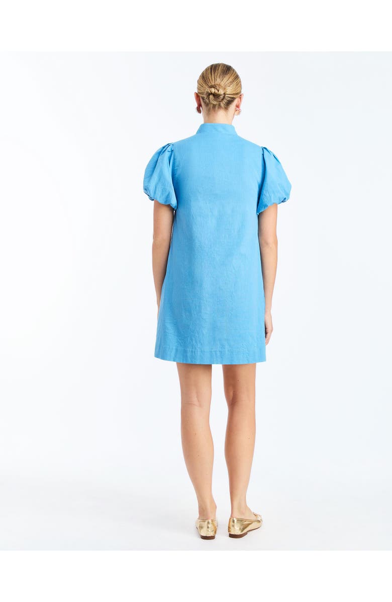 Mestiza New York Elliana Barong Mini Dress, Alternate, color, Cobalt Blue