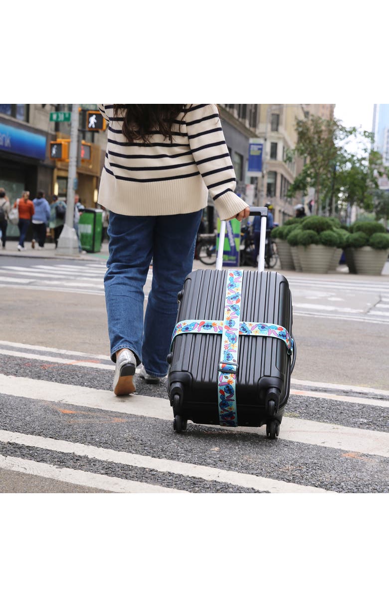 Disney Stitch Luggage Strap, 2-Piece Set, Alternate, color, Multicolor