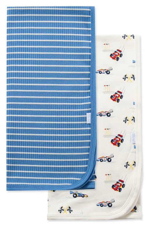 2-Pack Grand Prix Cars Receiving Blankets