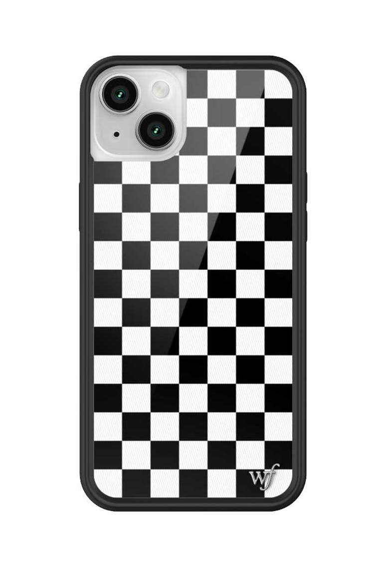 Checkers | Black iPhone Case, Alternate, color, Black