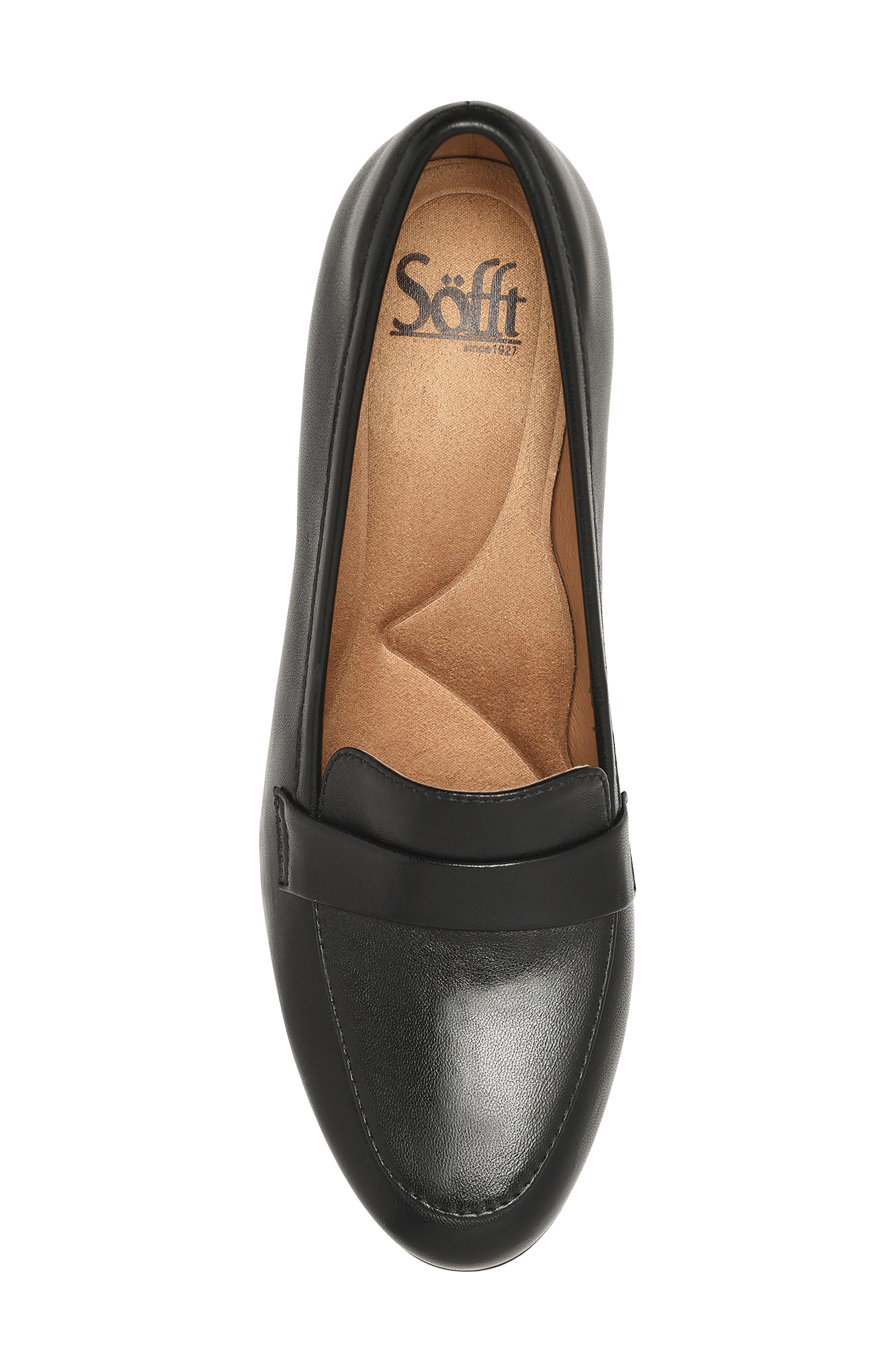 Söfft Amsterdam Loafer Pump, Alternate, color, Black