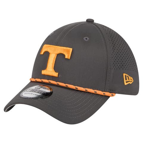 Men's New Era  Charcoal Tennessee Volunteers Rope 39THIRTY Flex Hat