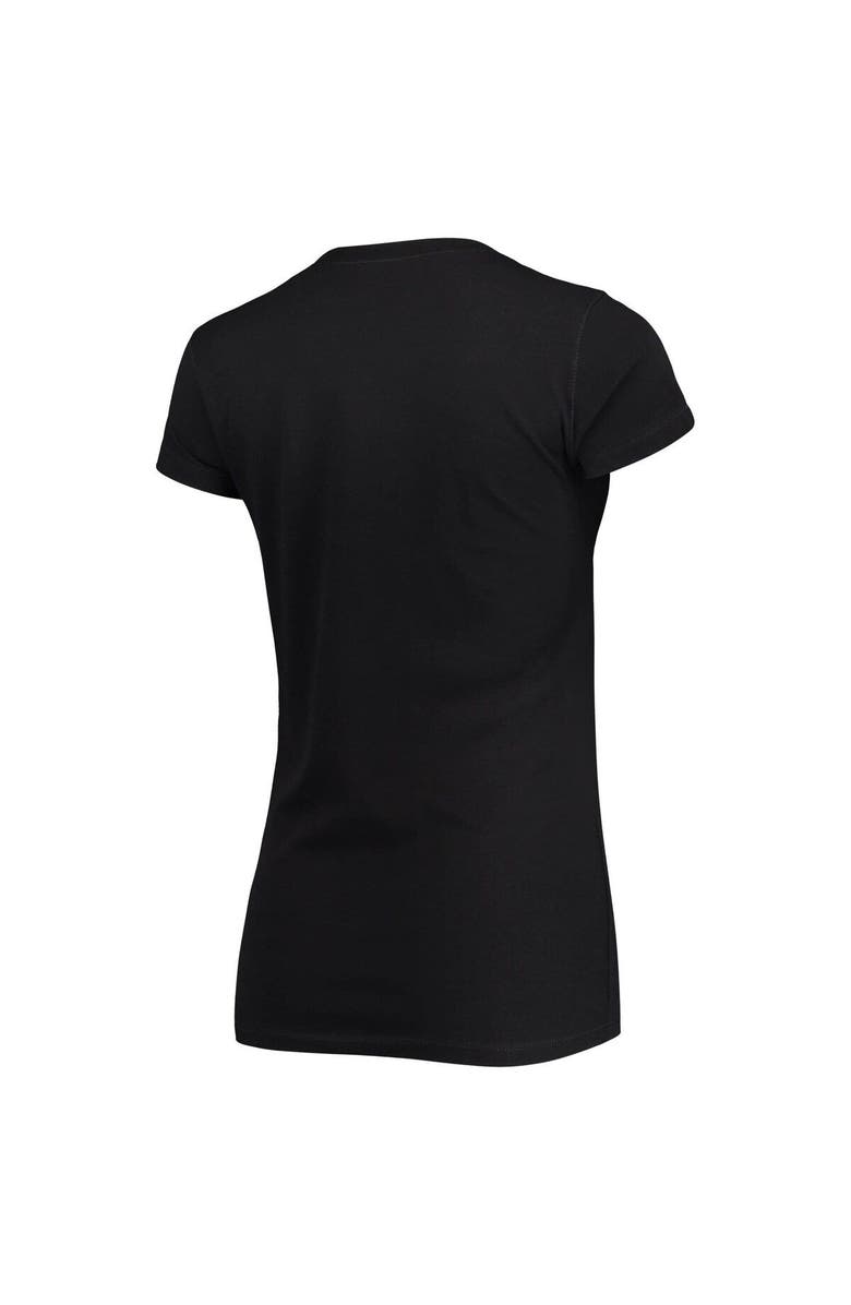 ADPRO Sports Women's Black Panther City Lacrosse Club Primary Logo V-Neck T-Shirt, Alternate, color, 