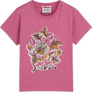 Scotch & Soda Kids' Garment Dyed Relaxed Fit Graphic T-Shirt