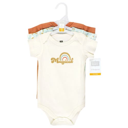 Hudson Baby Cotton Bodysuits 3-pack