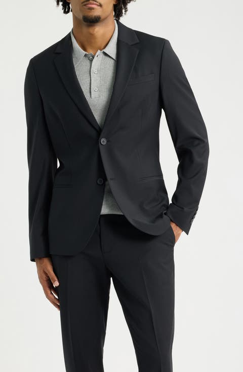 Skinny Fit Wool Blend Sport Coat