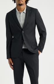 Open Edit Skinny Fit Wool Blend Sport Coat