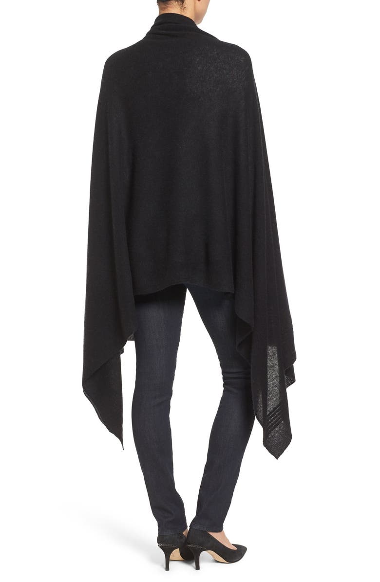 Halogen<sup>®</sup> Ottoman Rib Cashmere Wrap, Alternate, color,