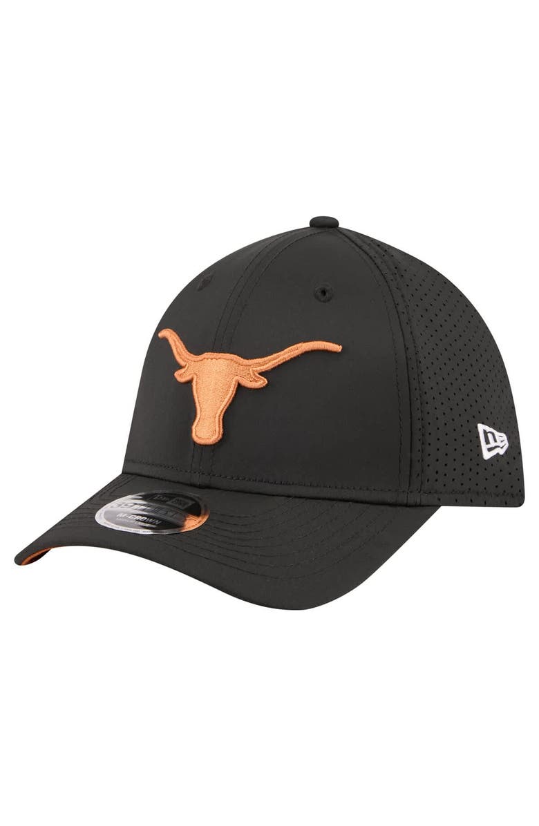 New Era Men's New Era  Black Texas Longhorns 39THIRTY M-Crown Flex Fit Hat, Alternate, color, Black