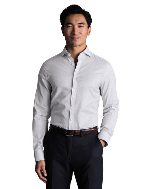 Charles Tyrwhitt Non-iron Twill Stripe Shirt In Animal Print
