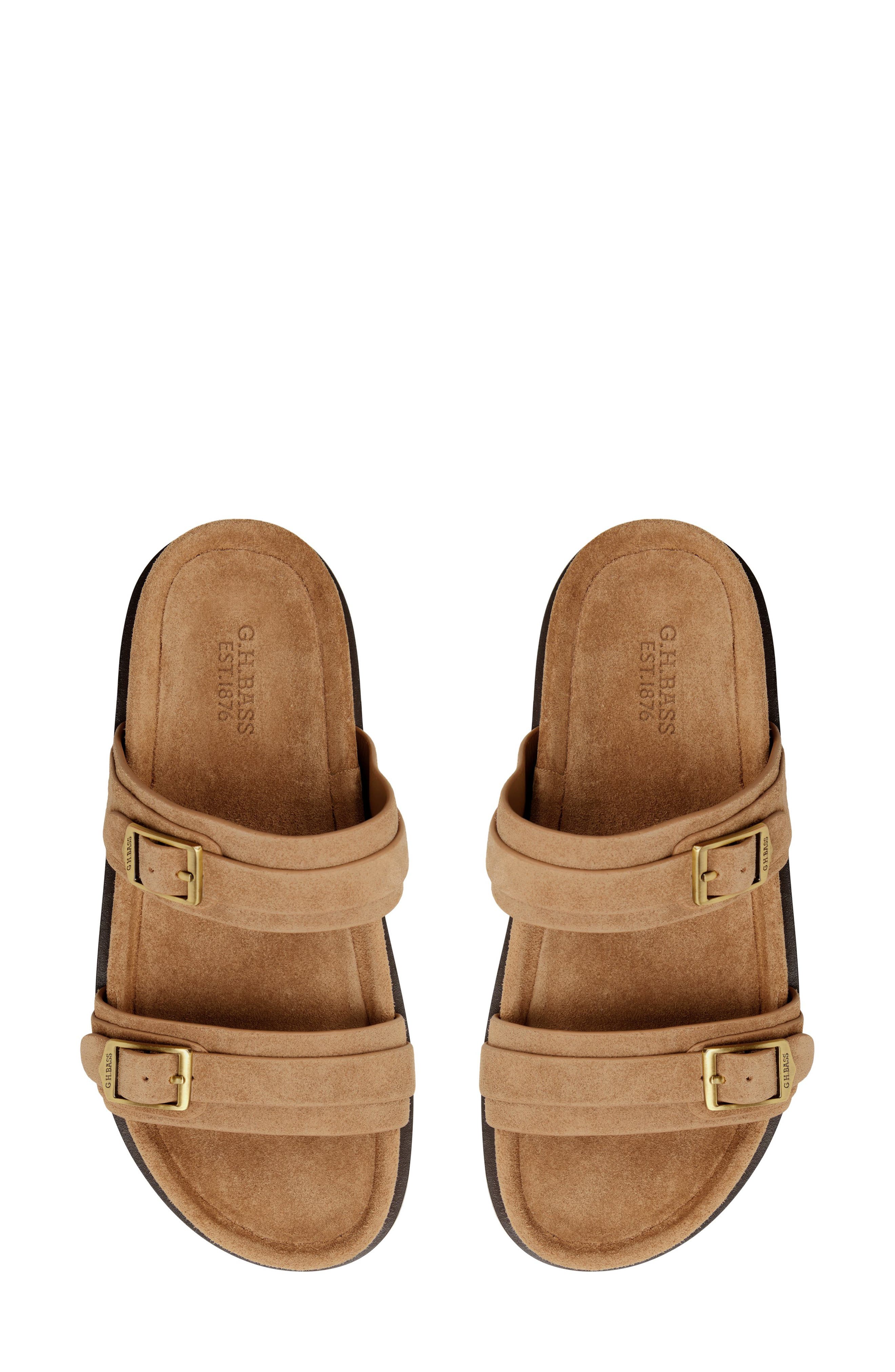 Cecilia Slide Sandal, Alternate, color, LIGHT BROWN