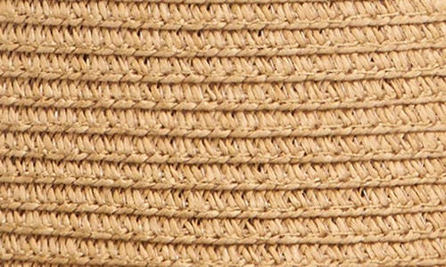 Bcbg Metal Link Boater Hat In Tan