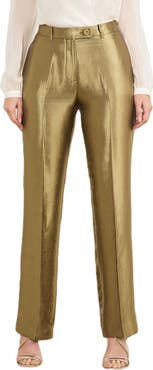 Marciano Milla Metallic Straight Leg Pants
