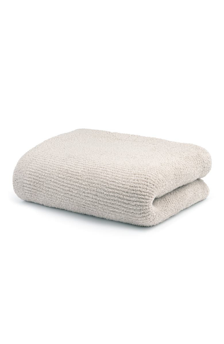 Kashwére Throw - Soft Ribbed with Border - Kash-lite, Main, color, Dark Oatmeal