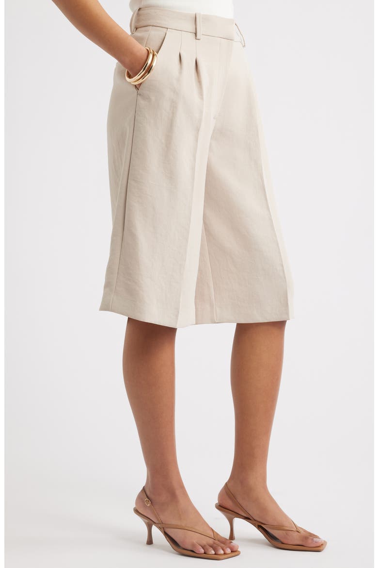 The Curator Crepe Culottes, Alternate, color, GREY FEATHER