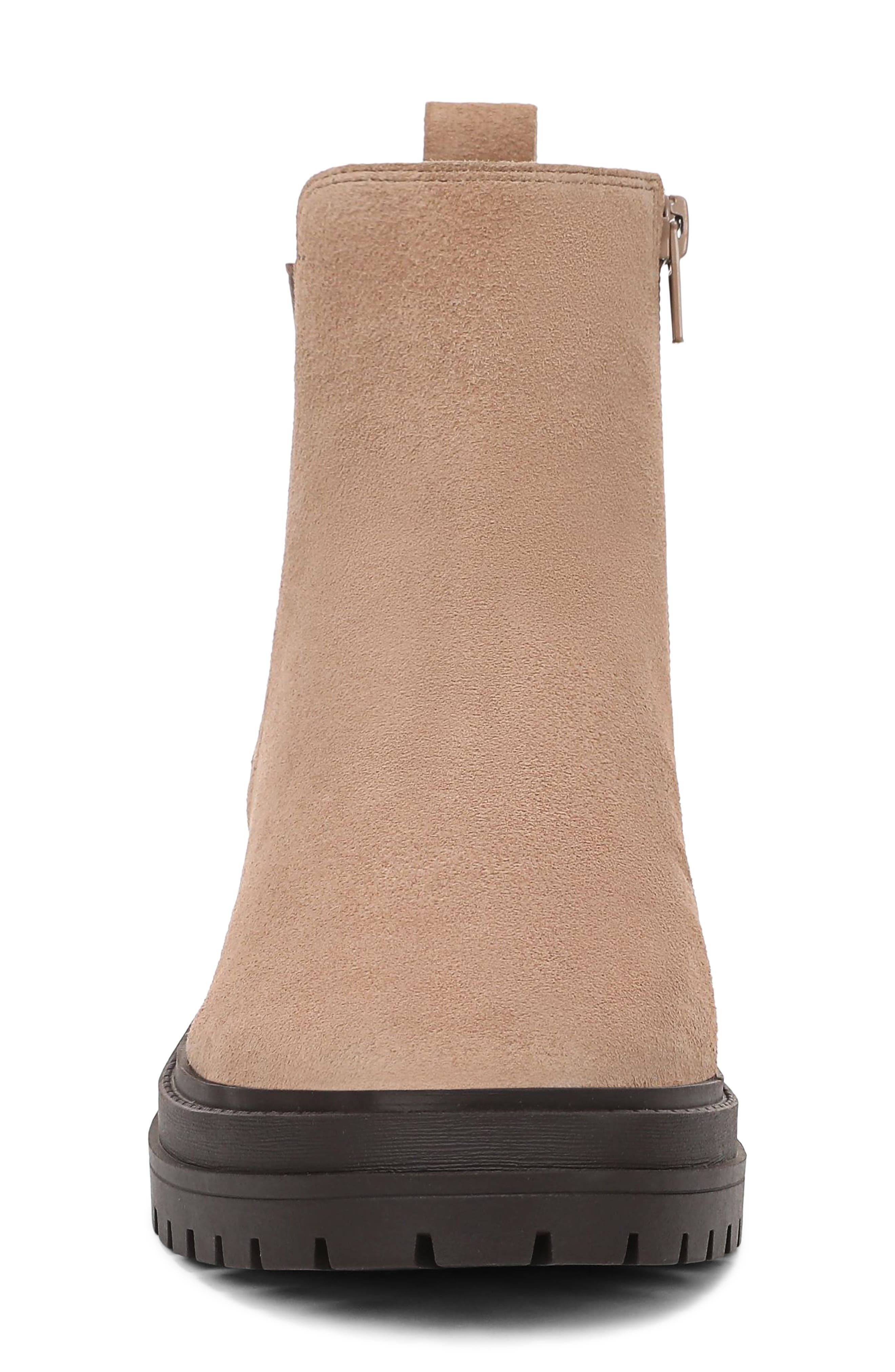Georgina Water Repellent Chelsea Boot, Alternate, color, DESERT SAND SUEDE