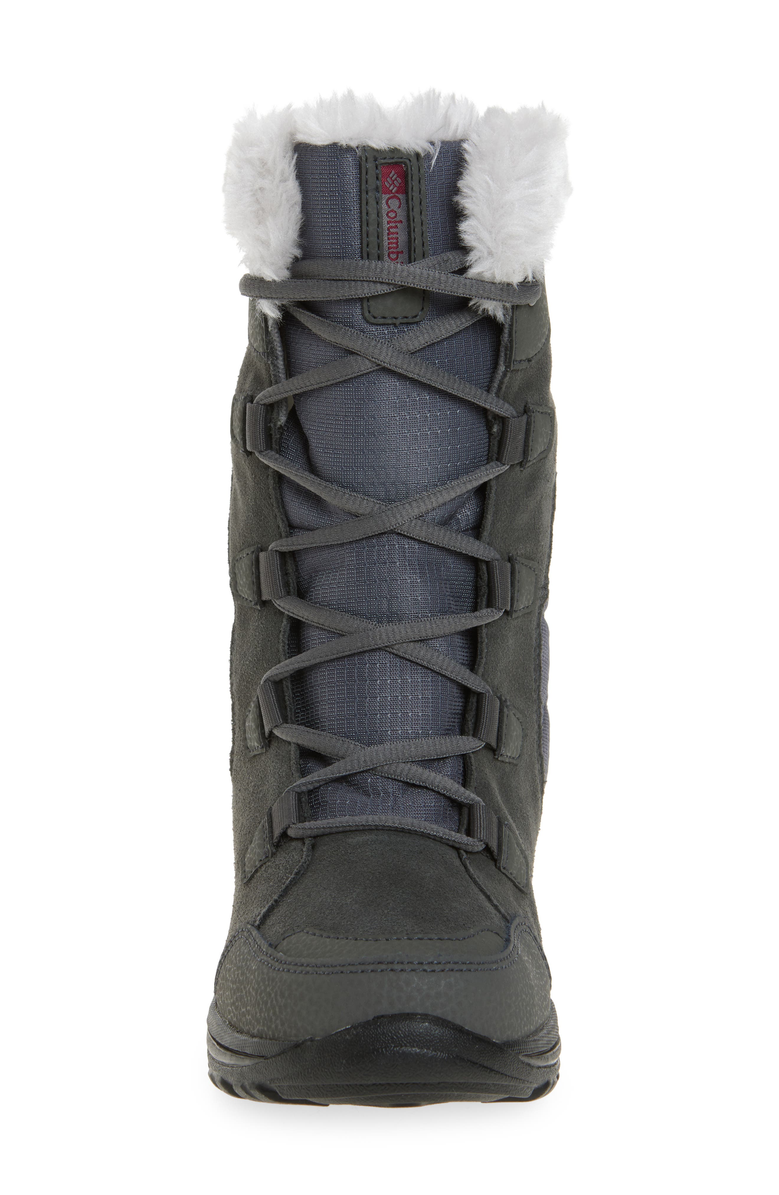 Columbia Ice Maiden II Waterproof Faux Fur Lined Boot, Alternate, color, Dove/Stratus
