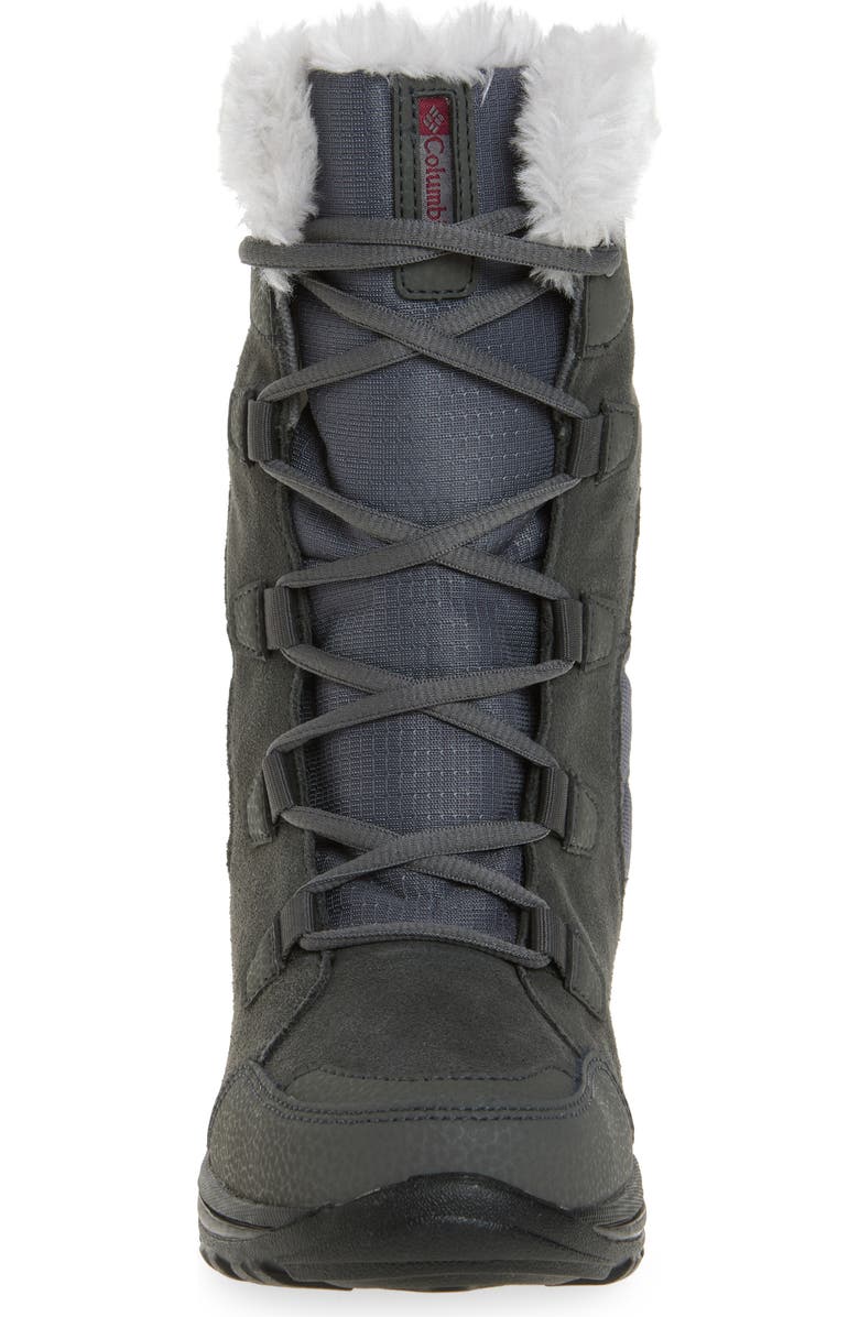 Columbia Ice Maiden II Waterproof Faux Fur Lined Boot, Alternate, color, Dove/Stratus