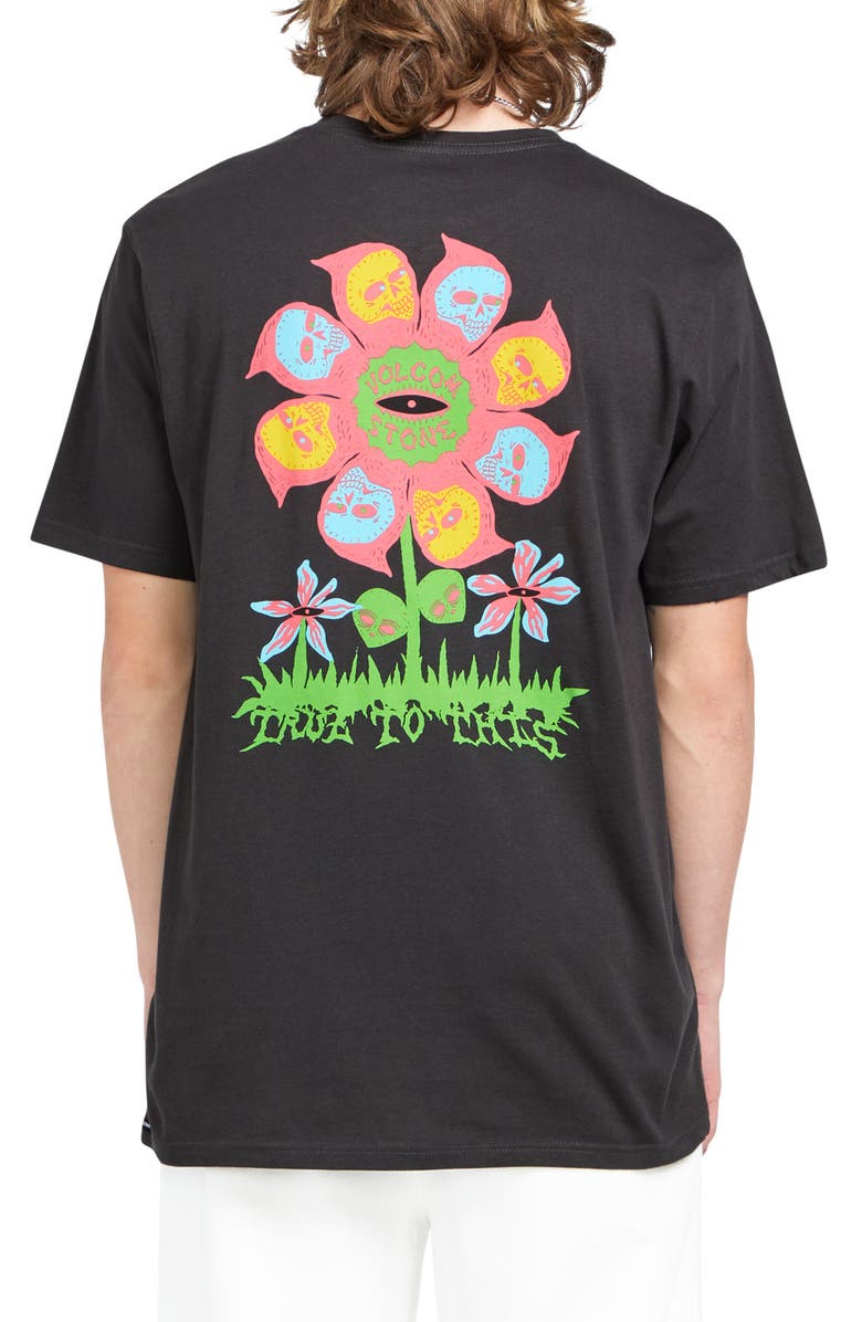 Volcom Flower Budz Graphic T-Shirt, Alternate, color, 