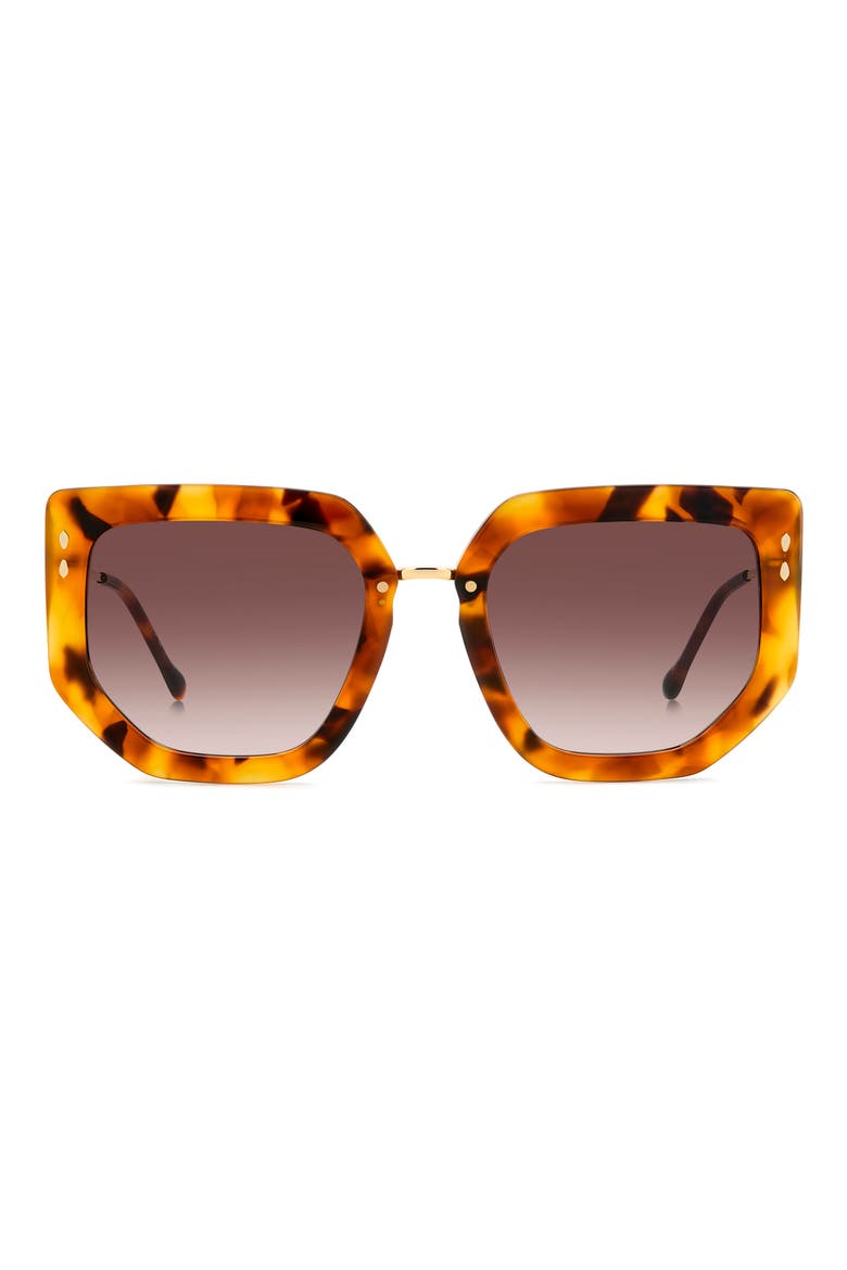 55mm Gradient Cat Eye Sunglasses, Main, color, 02IK-HA