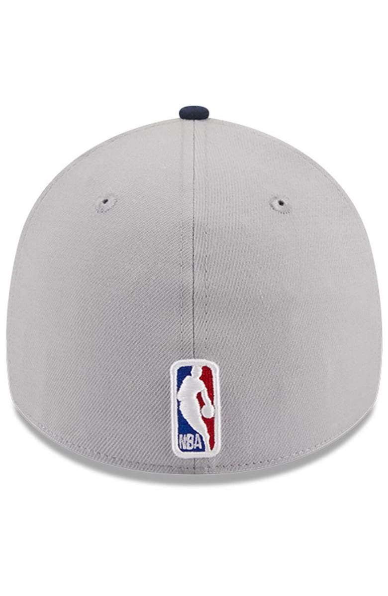 New Era Men's New Era Gray/Navy Minnesota Timberwolves Tip-Off Two-Tone 39THIRTY Flex Hat, Alternate, color, 