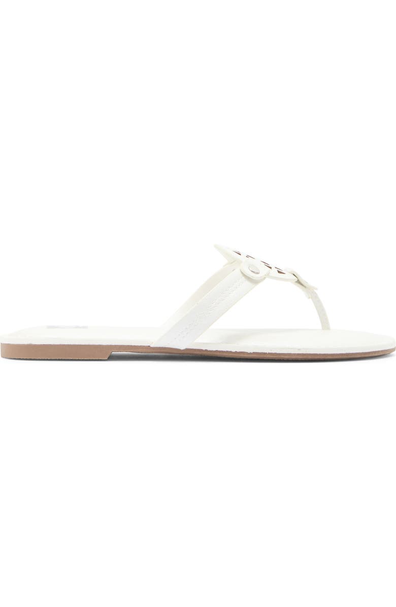 DV by Dolce Vita DV DOLCE VITA Cotta Thong Sandal, Alternate, color, White Shiny