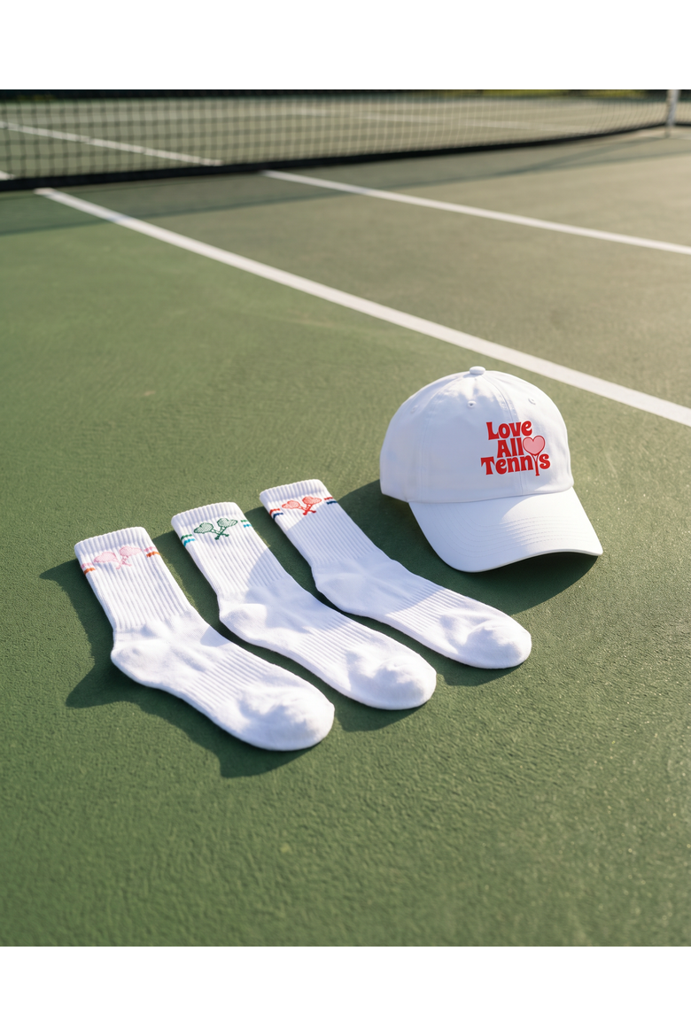 Love All Court Classics Set, Alternate, color, White